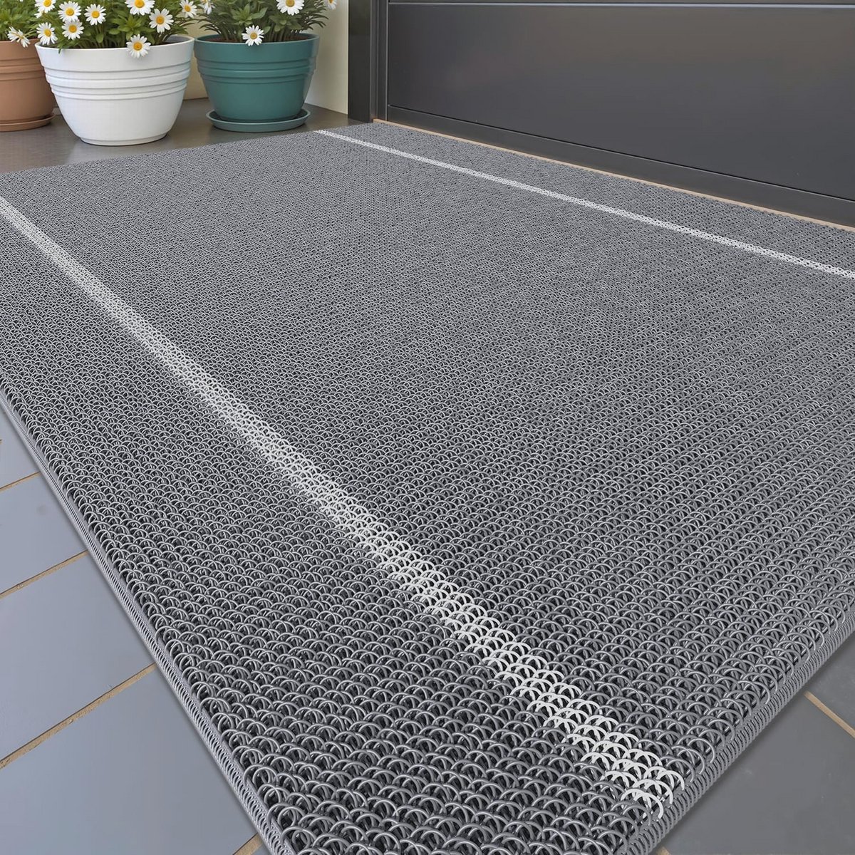 Duurzame Anti-slip Deurmat Buiten 60 x 120 cm - Waterdicht en Afwasbaar voor Voordeur en T