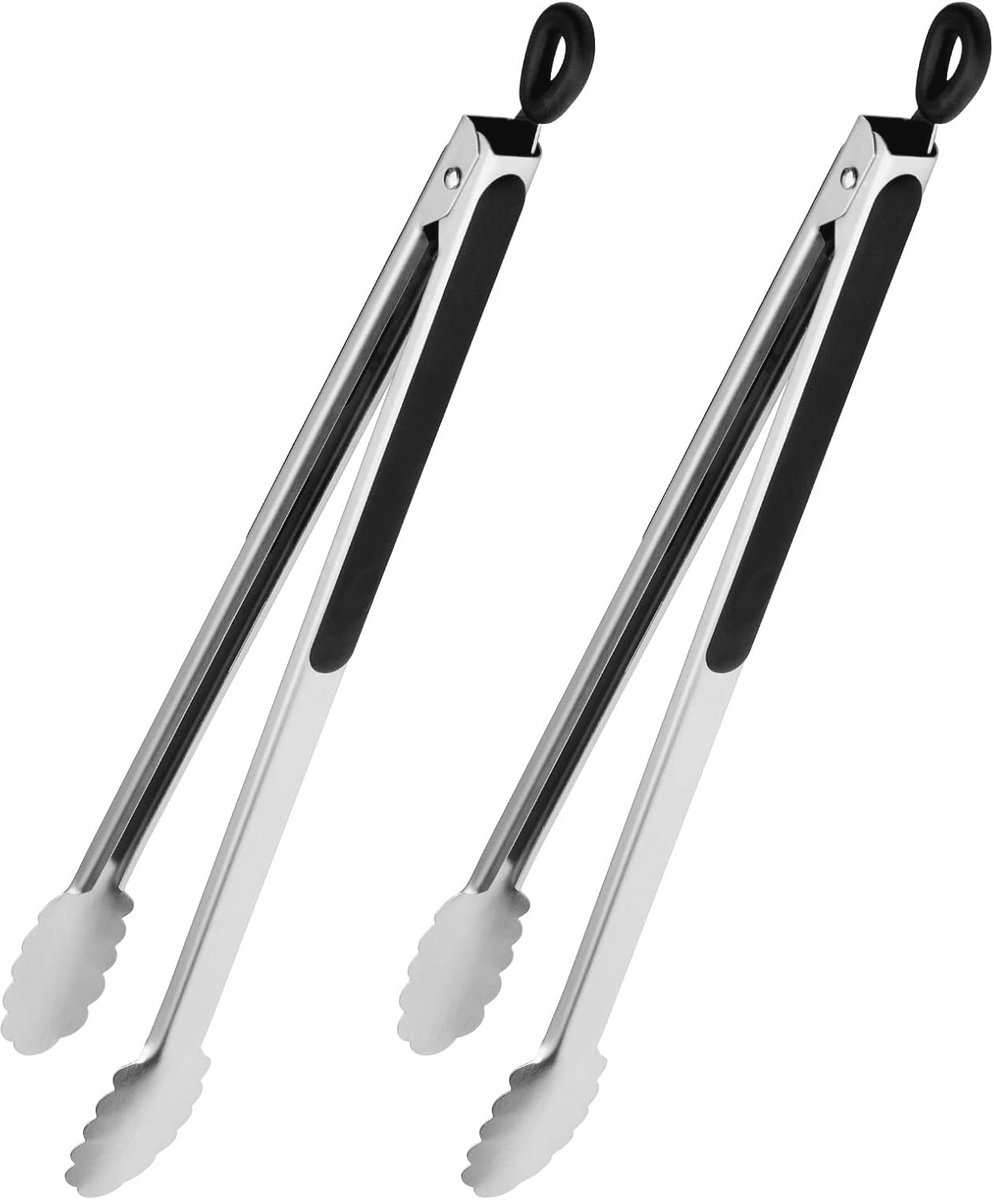 Extra lange grilltang van roestvrij staal - Optimaal voor barbecue, grillen en koken