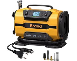 Compressor met dubbele - 220V - AC/DC draagbare luchtpomp - 8 bar - 35 l/min - Auto - fiets -boten luchtmatras en ballen