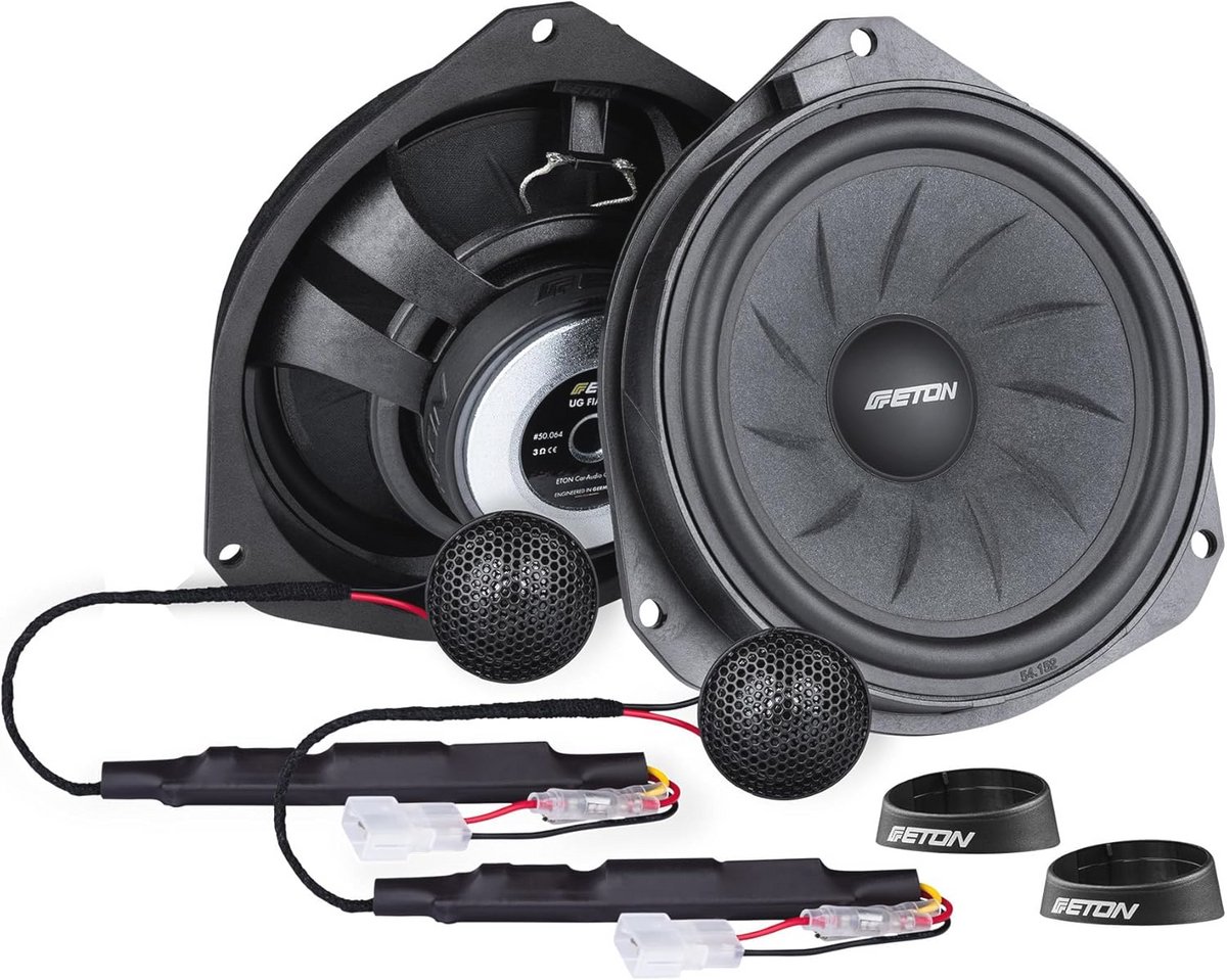Plug & Play Componentensysteem voor Fiat Ducato - 16,5 cm (6,5 inch) Luidsprekers