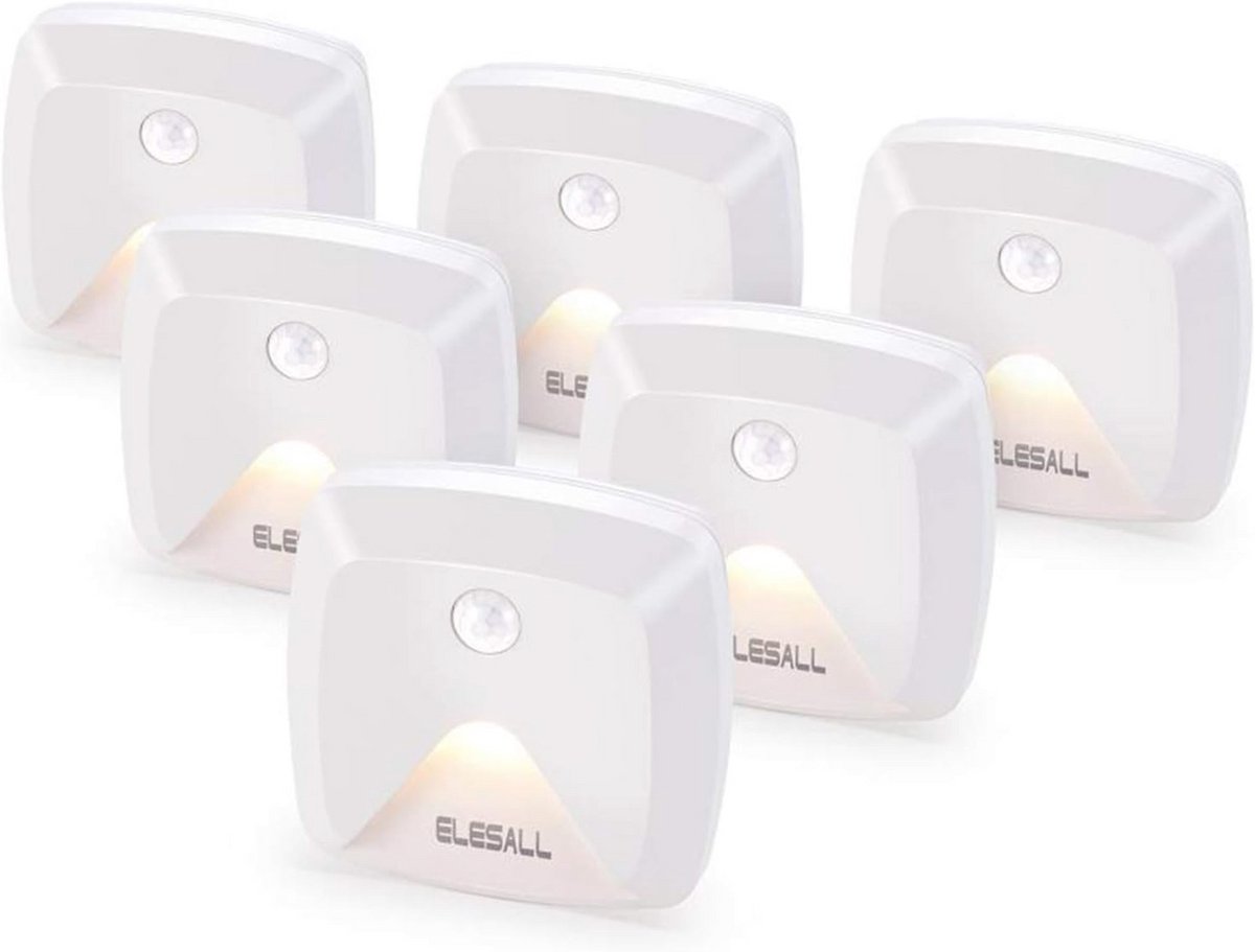 Draadloze warm witte LED bewegingssensor nachtlamp voor trap, keuken en badkamer