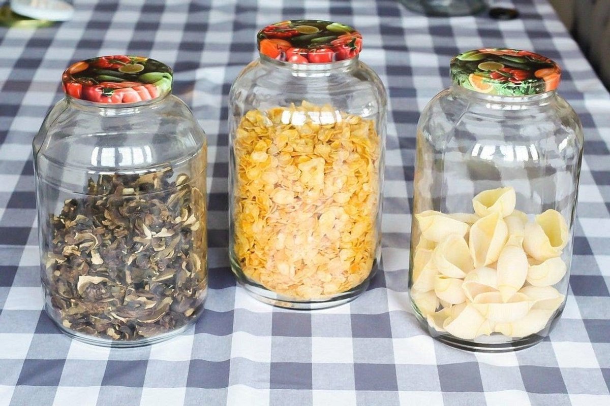 Inmaakglas set van 3 - 3L komkommerpotten met deksel