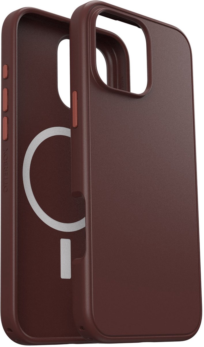 Otterbox Symmetry Apple iPhone 16 Pro Max Back Cover met MagSafe Magneet Bruin