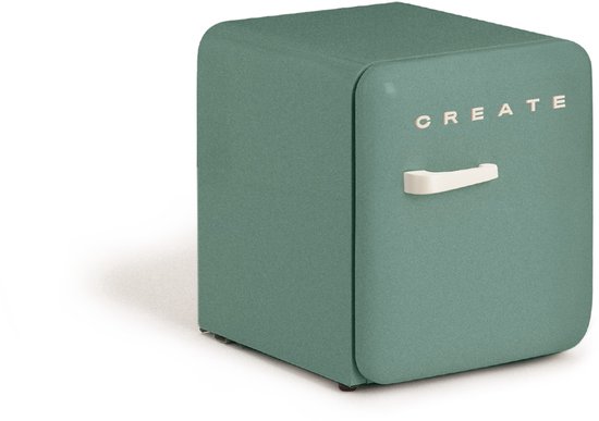 CREATE - Koelkast in retrostijl - Sage - Handvat Gebroken wit - FRIDGE RETRO 48L van create — afbeelding 3