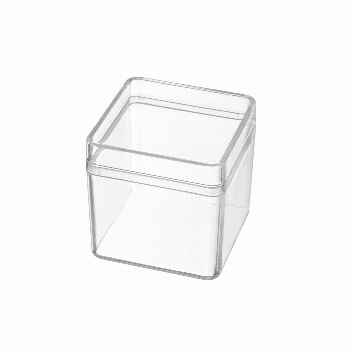 Transparant Plastic Bakje Vierkant 40x40x40mm voor Sieraden & Hobby