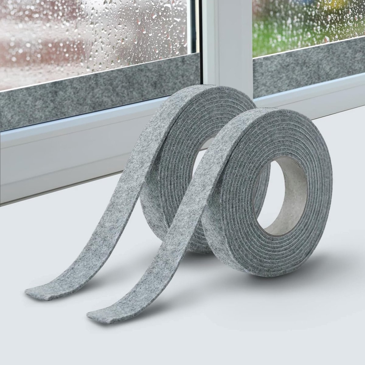 2-Pack anti-condens vochtabsorberende raamstrips - 3 cm * 400 cm - Anti-condens vochtregulerende strips - Zelfklevende glasabsorberende plaat