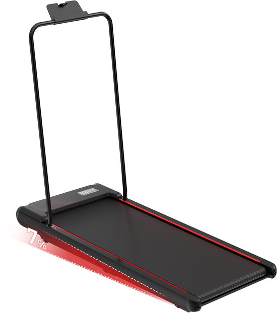 CITRYSPORTS WP10 Loopband - Loopband met leuningen - Wandelband - Walking pad -loopband met helling 7% - 1-6KM/H - 100KG