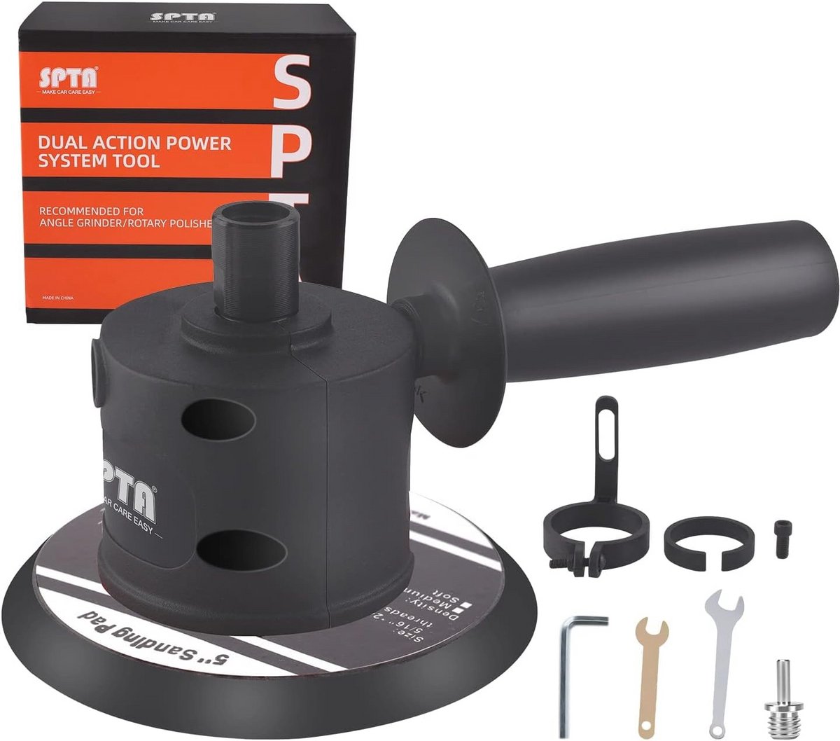 Polijstmachine 125 mm, Dubbele Werking voor Auto, Boot en Motorfiets
