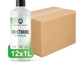 Bio-Ethanol 99% - Doos, 12 x 1 liter - Bio brandstof