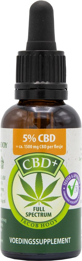 Jacob Hooy CBD Olie 5% 30 ml