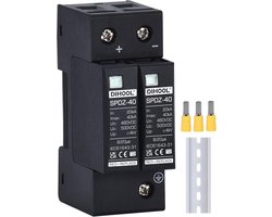 Zonne-energie Overspanningsbeveiliging 2P 40KA DC 500V voor Huishoudelijk Gebruik