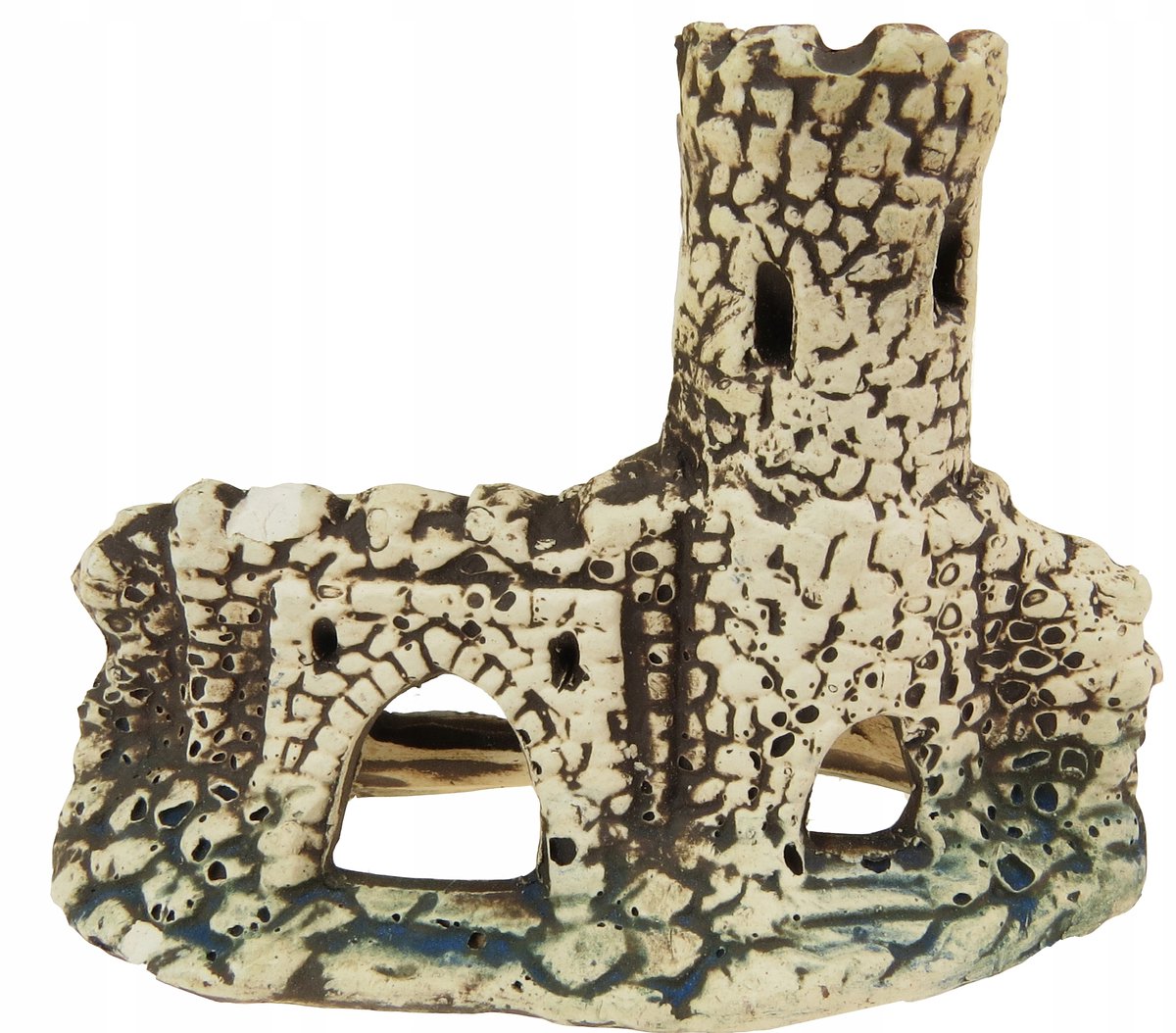 Aqua Nova Kasteel Ruïne Aquarium Decoratie 12x6x9cm