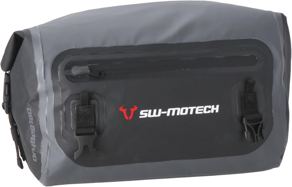Motorfiets Achtertas 180L - Grijze Bagageoplossing voor Motorrijders