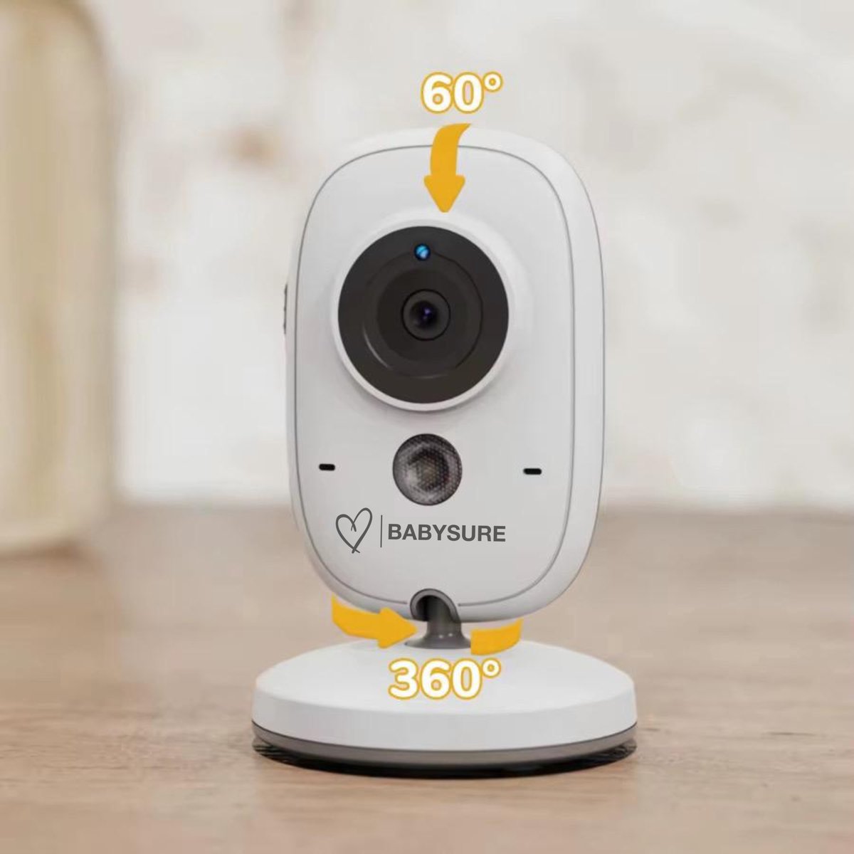 BabySure Babyfoon met Camera - 3.2” Scherm en Nachtzicht - afbeelding 3