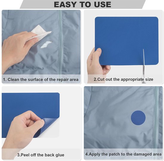 Nylon Zelfklevende Reparatie Patch 10x160cm - Waterdicht en Ideaal voor Tenten, Donsjacks en Slaapzakken — afbeelding 2