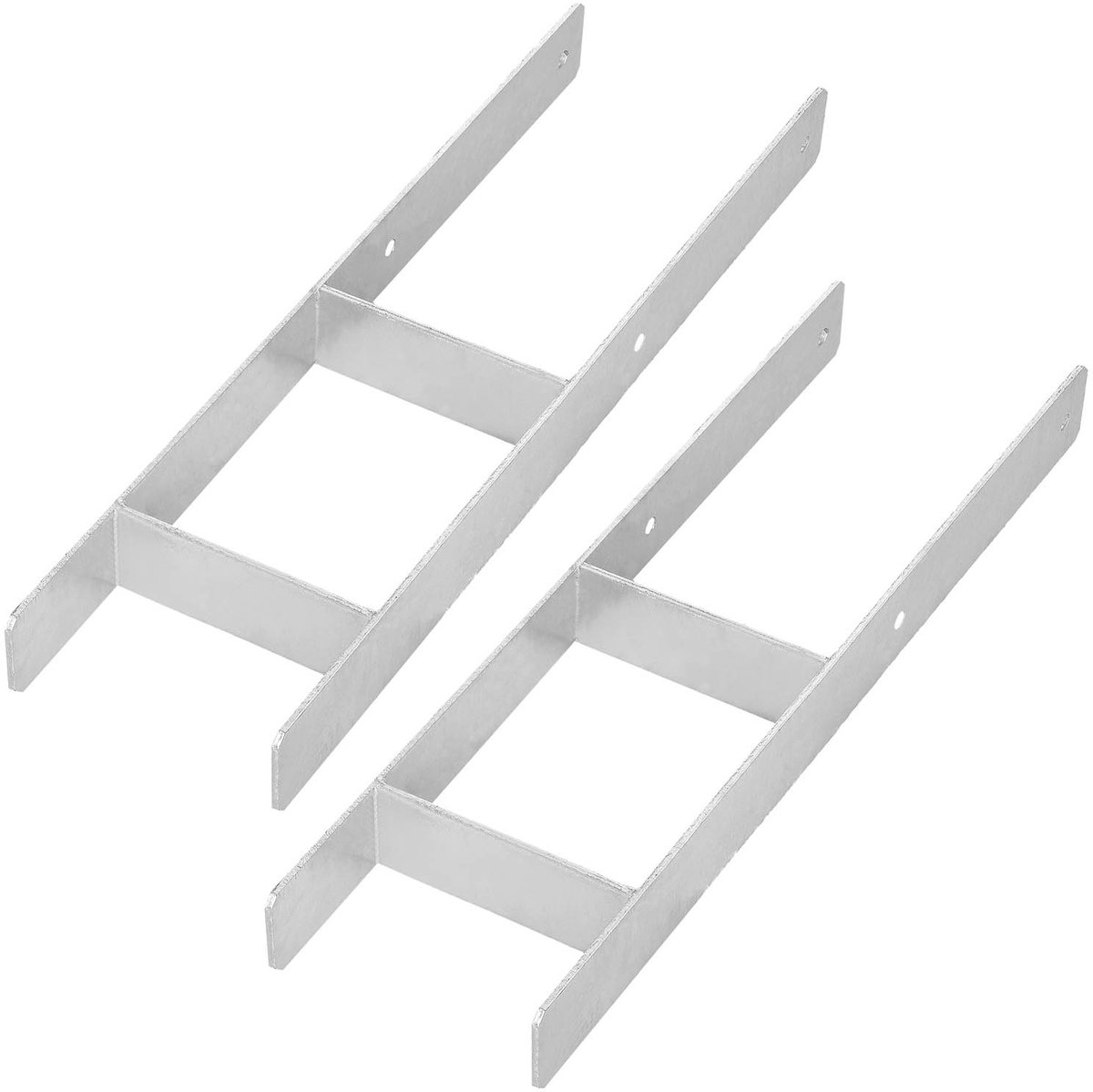Kotarbau Serie - Stalen H-vorm Fundament - Gegalvaniseerd - 160mm - Set van 2