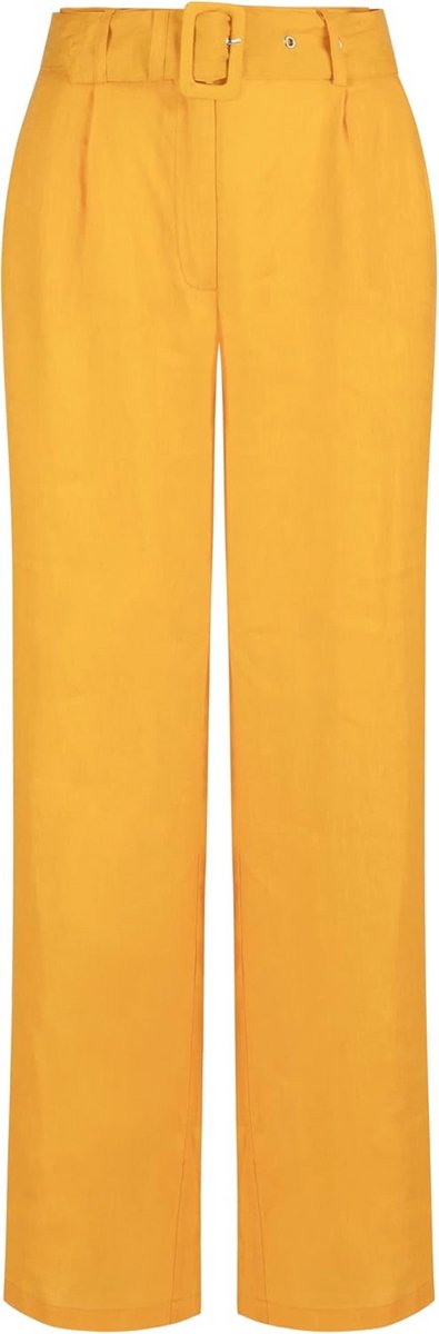Dames Gebreide Broek met Gouden Kleur
