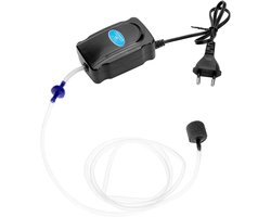 Ynkkvre - Luchtpompje - Stille - Luchtpomp - Aquariumluchtpomp - Luchtpomp - aquarium - Luchtpompset - 2 - L - min - 3W - stil - 5 - 300L - Complete - set