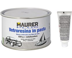 Glasvezel Plamuurmassa 500 ml met Verharder voor Auto en Boot Reparatie