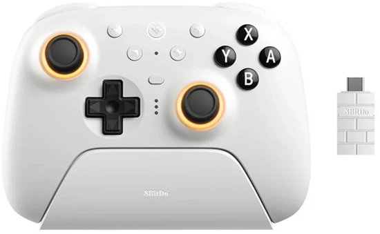 8BitDo Ultimate 2 Bluetooth - Windows, Nintendo Switch (2) - White Edition