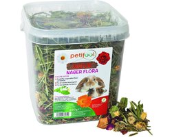 Volledig Natuurlijke Knaagdier Voeding 430g - Gezond Voer voor Konijnen en Cavia's - 100% Natuur en Diervriendelijk