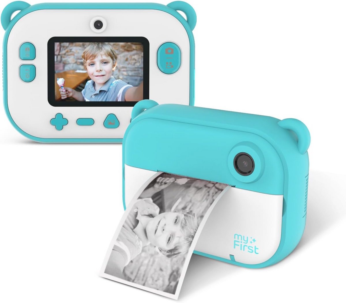 Kindercamera met 12 MP Video en Selfie Lens - Perfect cadeau voor jongens van 3-12 jaar
