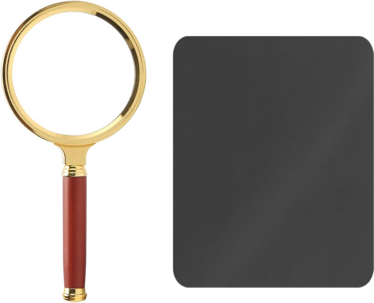 Handmagnifier 10x met schoonmaakdoek voor kinderen, studenten en ouderen