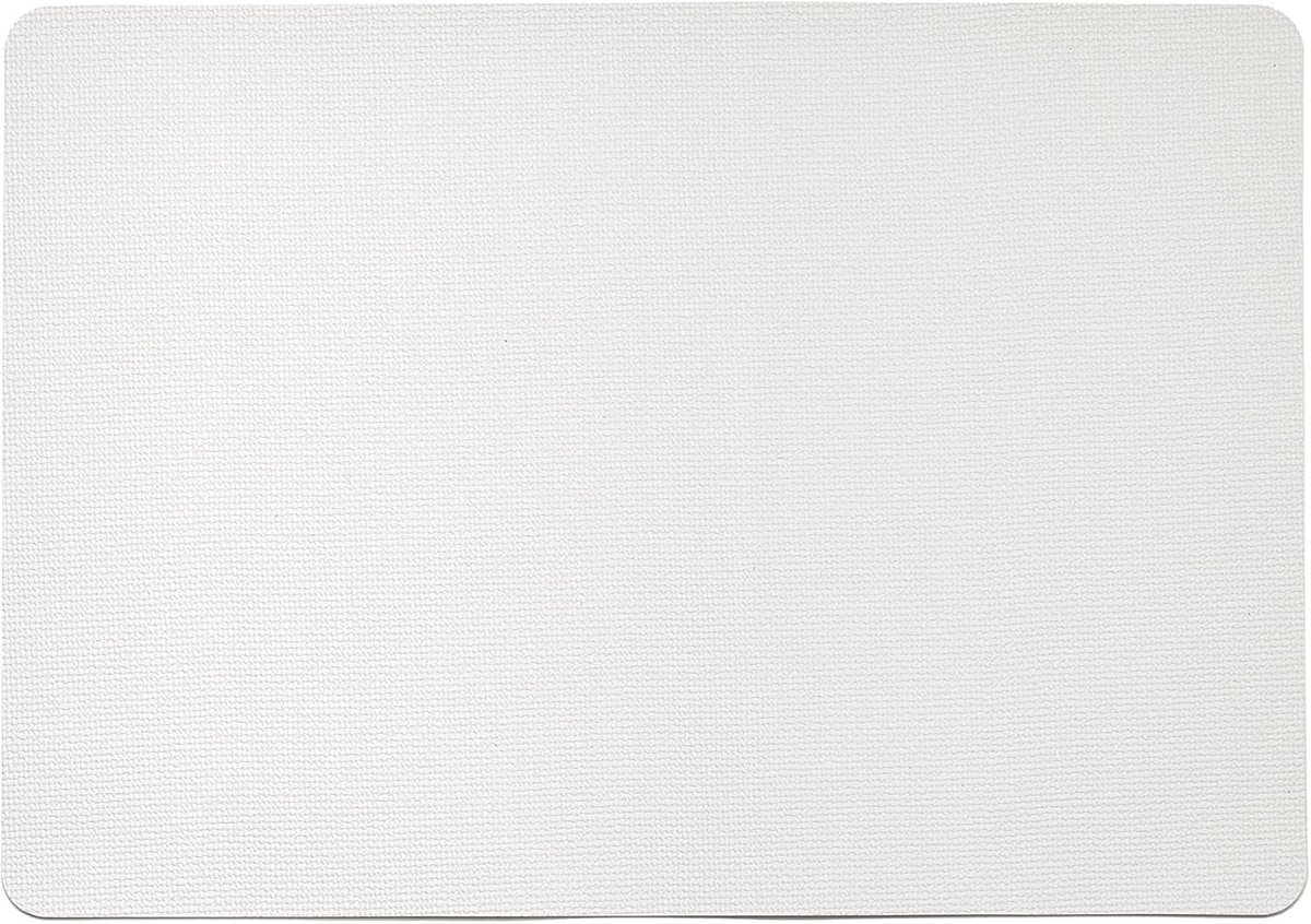 Dubbele Zijde Fiber Placemat - Melkwit 43x30 cm
