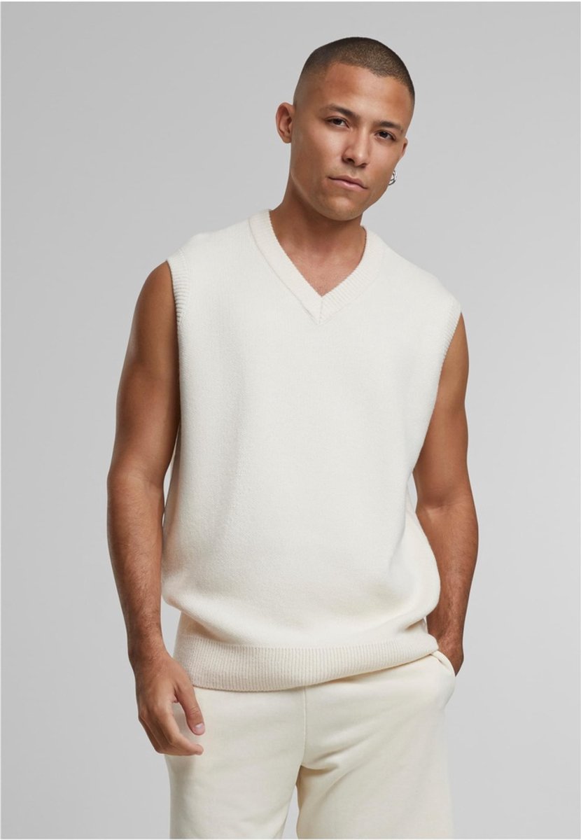 Urban Classics Knitted Gilet S Creme