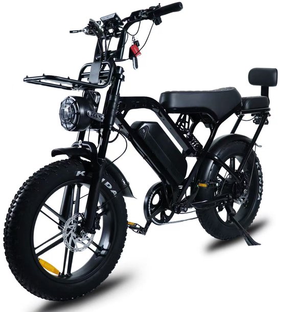 Elektrische fatbike X80 PRO 250W 25 km/u, 80 km bereik, dubbele vering, hydraulische remmen, GPS & alarm