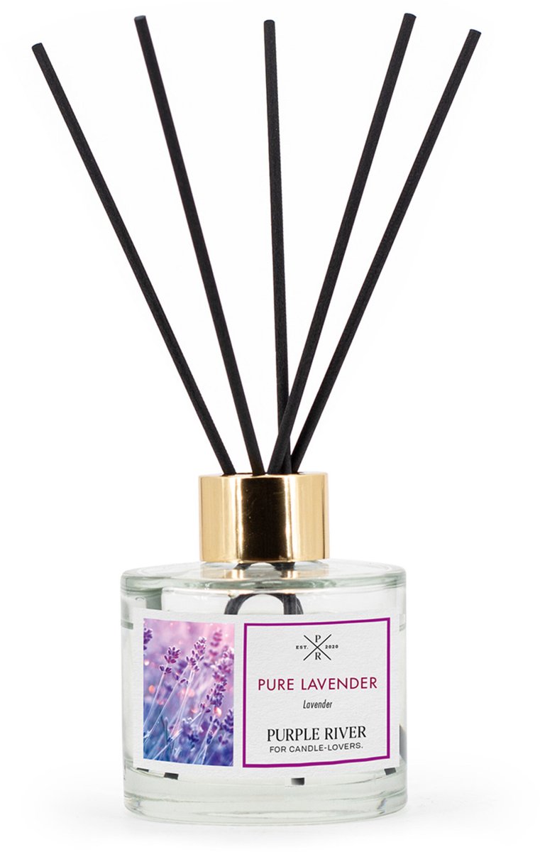 Purple River Candle Geurstokjes - pure lavendel