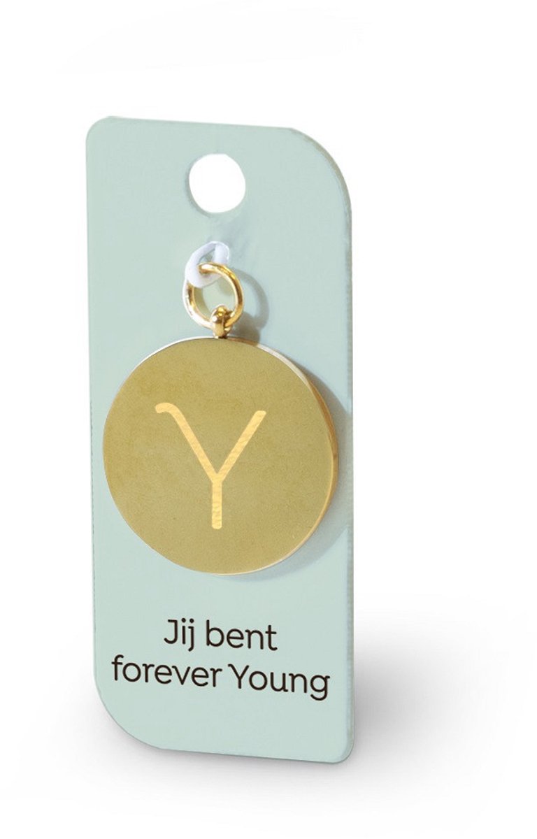 Gouden Charm - Y