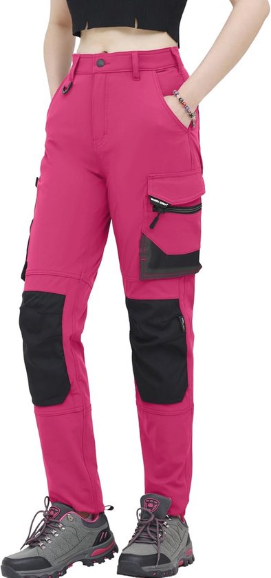 KÜBLER ACTIVIQ dames werkbroek 2550, zwart/roze, 46
