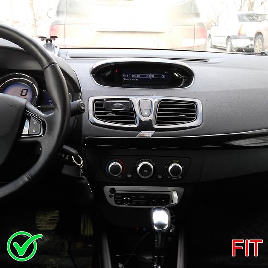 Autoradio - 4 GB + 64 GB, Android 14, autoradio - compatibel met Renault Megane 3 (modeljaren 2009-2014) | inclusief GPS + AHD-achteruitrijcamera