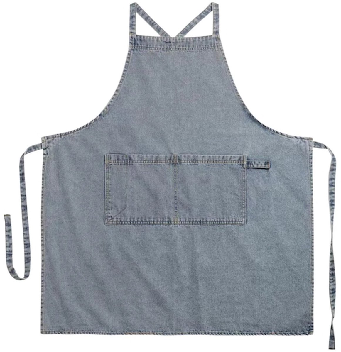 Keukenschort - Schort - Schort man - Schort dames - Verdikte versie - 85x76cm -Lichtblauw