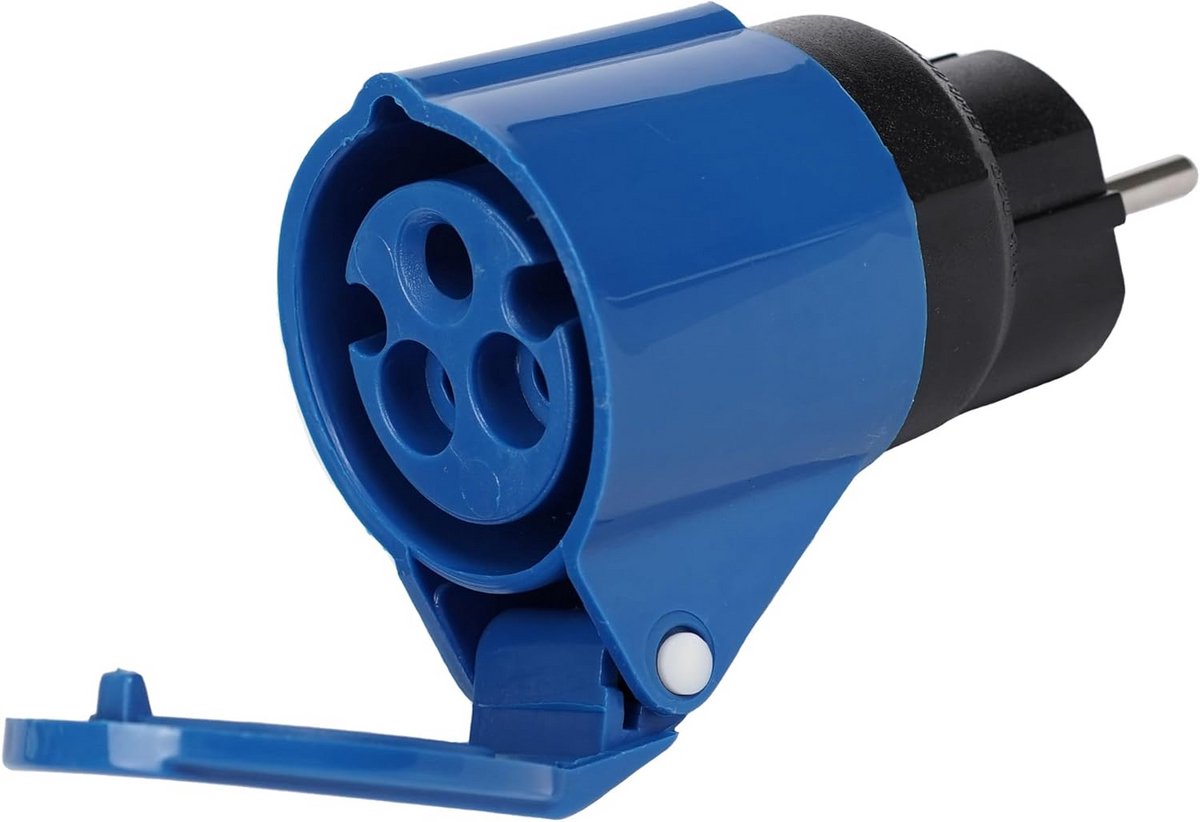 CEE-adapter Schuko 16A naar CEE bus 16A