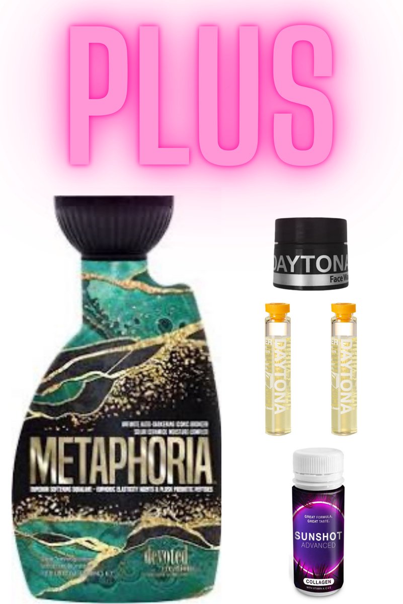 Devoted Creations Metaphoria 400 ml PLUS Daytona Facewax PLUS Sunshot PLUS 2x Daytona Olie 2ml