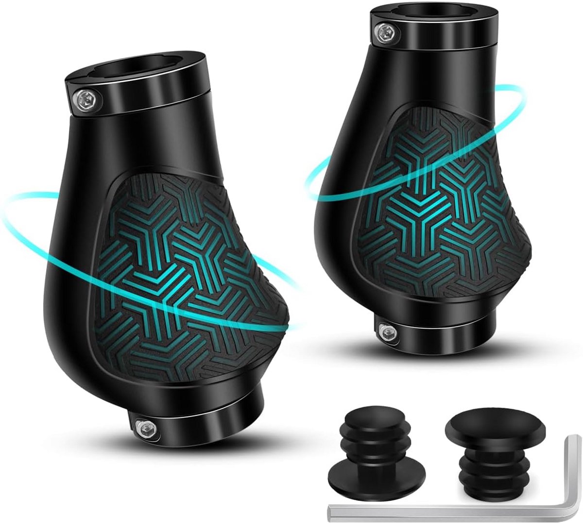 Ergonomische Fietshandgrepen Universeel - Antislip Stuur Grips voor MTB en Stadsfiets