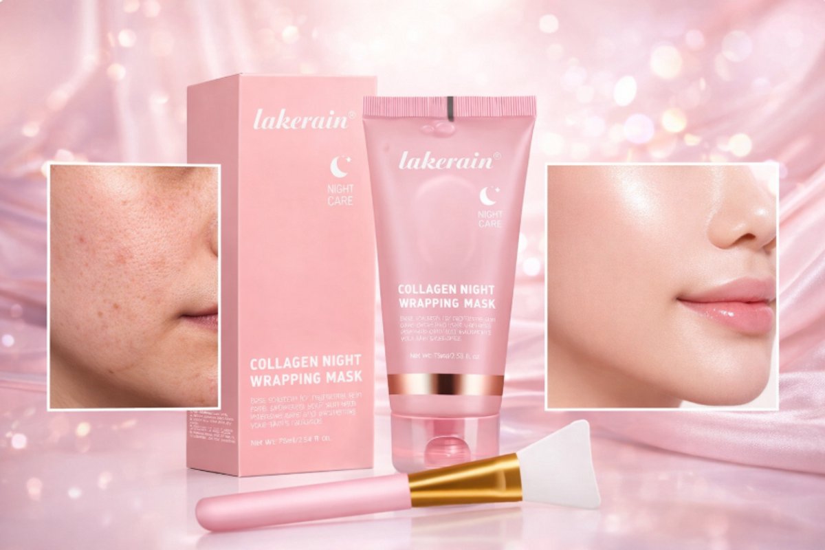 Collageen Peel-Off Masker – 75 ml – Korean Skin Care - Nachtmasker met Collageen – Hydraterend & Verstevigend – Anti-Aging Night Care – Inclusief Applicator Brush
