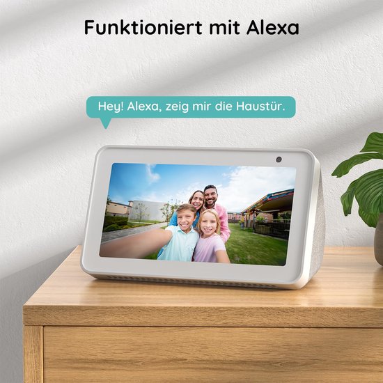 BOIFUN J7 Slimme Video Deurbel met Camera - Video Doorbell - MP Ultra HD - Wifi deurbel - Nachtzicht - Draadloos/Batterij - Live videogesprek, 24/7 opname, Mens- en bewegingsdetectie - Zwart van Merkloos — afbeelding 4