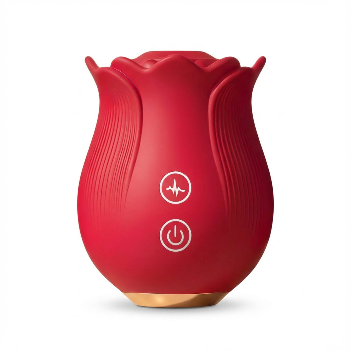 SF Toys – Roos Vibrator rood - 12 Zuigstanden - Clitoris Stimulator - Waterdicht - USB Oplaadbaar - Siliconen - Beschikbaar in 3 kleuren
