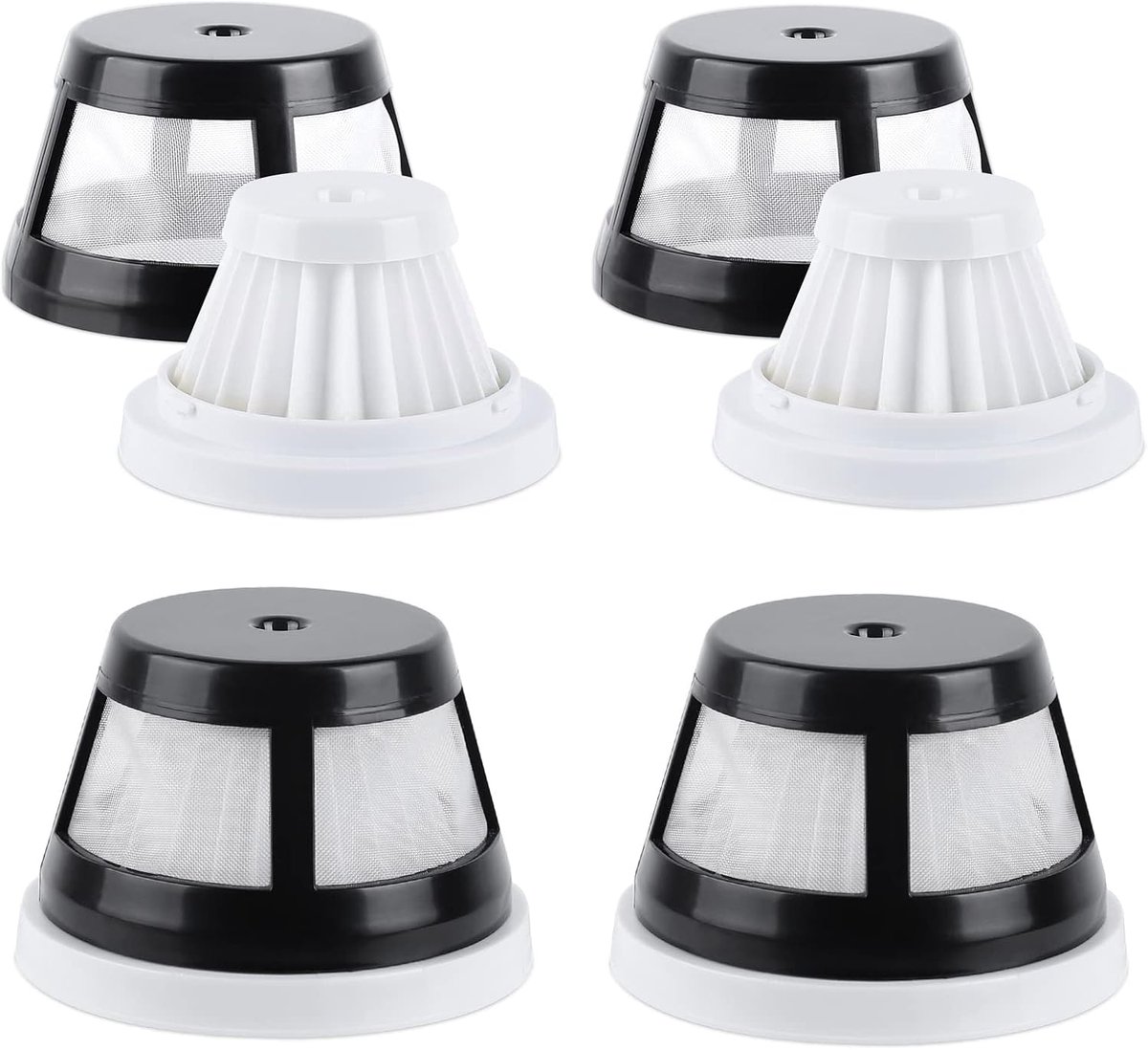 4 stuks Vervangingsfilters voor stofzuiger, - geschikt voor BISSELL AeroSlim draadloze handstofzuiger 29869 - 29861 - 29867 - 29868 - onderdeelnummer 1624405