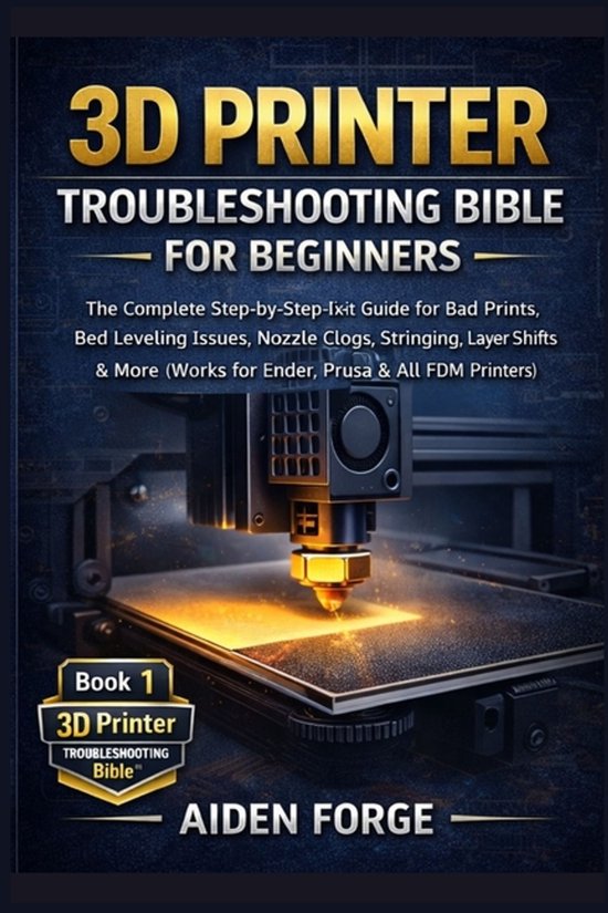 3D Printer Troubleshooting Bible(tm)- 3D Printer Troubleshoo ... - cover