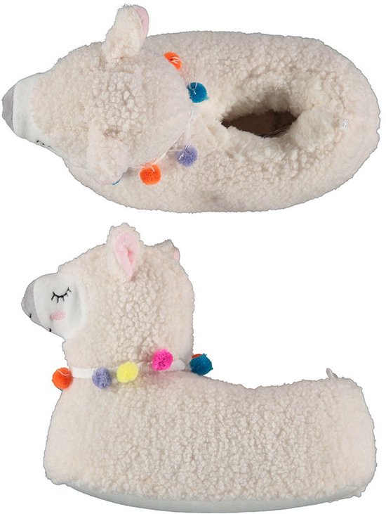 Alpaca Sloffen - Kinderen - Beige