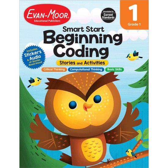 Smart Start: Beginning Coding Stories and Activities- Smart Start: Beginning Coding Stories and Activities, Grade 1