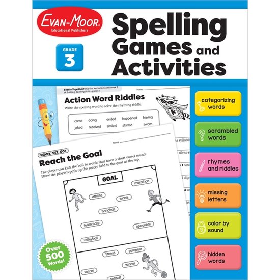 Spelling Games and Activities- Spelling Games and Activities ... - cover