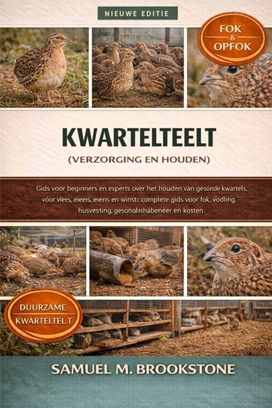 Kwartelteelt (verzorging en houden) - cover