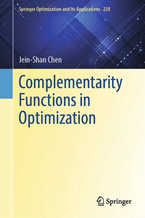Springer Optimization and Its Applications228- Complementari ... - cover