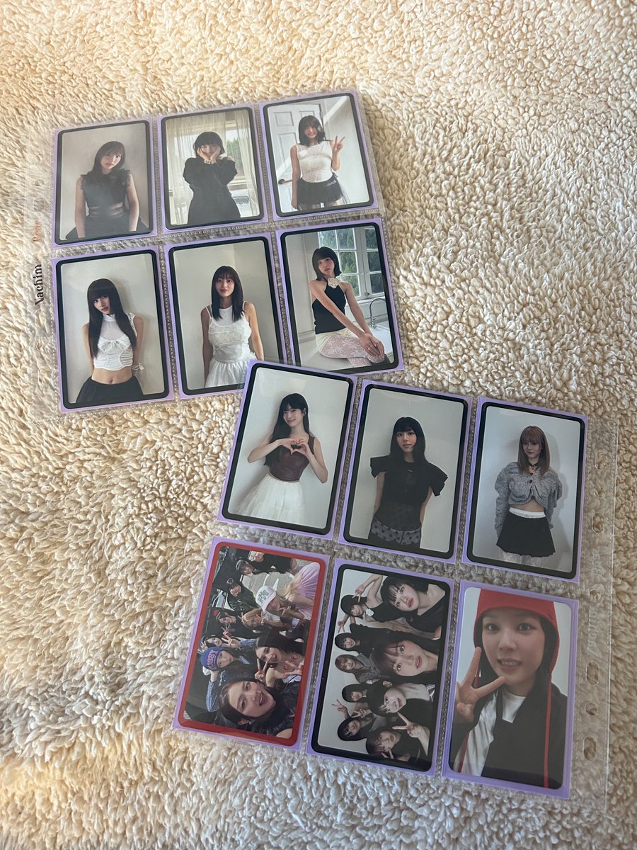 NachimBear K-Pop A5 Wide Double Sided Photocard Binder Pages