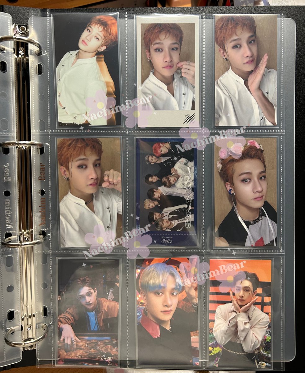NachimBear K-Pop A4 Japanese Size Single-Sided Binder Pages